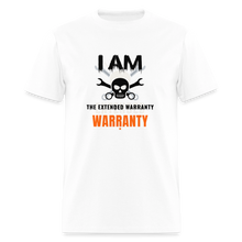 Load image into Gallery viewer, I Am The Extended Warranty - Classic Skull Mechanic Tee (Light Colors) - white