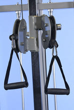 Load image into Gallery viewer, Dual Function High-Low Pulley Combo - Muscle D Fitness - Vertical Adjustable - Pin Selectorized - Handle Storage