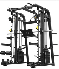 Load image into Gallery viewer, Smith Machine, Power Rack Home Gym with 2 Weight Stacks