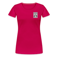 Load image into Gallery viewer, 25mph Women’s Premium T-Shirt - dark pink