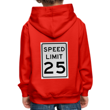 Load image into Gallery viewer, 25mph Kids‘ Premium Hoodie - red