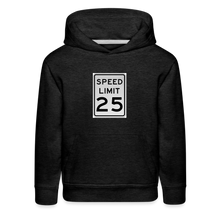 Load image into Gallery viewer, 25mph Kids‘ Premium Hoodie - charcoal grey
