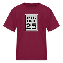 Load image into Gallery viewer, 25mph Kids' T-Shirt - burgundy