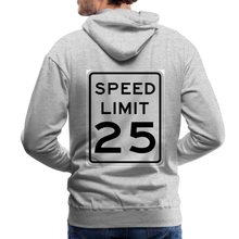 Load image into Gallery viewer, 25mph Men’s Premium Hoodie PullOver - heather grey