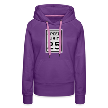 Load image into Gallery viewer, 25mph Women’s Premium Hoodie - purple
