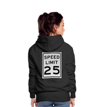 Load image into Gallery viewer, 25mph Women’s Premium Hoodie - black