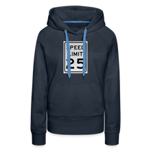 Load image into Gallery viewer, 25mph Women’s Premium Hoodie - navy