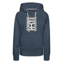 Load image into Gallery viewer, 25mph Women’s Premium Hoodie - heather denim