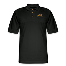 Load image into Gallery viewer, GarageMahal Men's Pique Polo Shirt - black