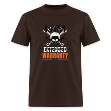 Load image into Gallery viewer, I Am The Extended Warranty - Classic Skull Mechanic Tee (Light Colors) - brown
