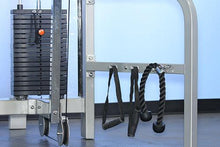 Load image into Gallery viewer, Dual Function High-Low Pulley Combo - Muscle D Fitness - Vertical Adjustable - Pin Selectorized - Handle Storage
