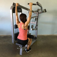 Load image into Gallery viewer, Classic Lat Pulldown - Muscle D Fitness -  Adjustable Seated - Pin Selectorized
