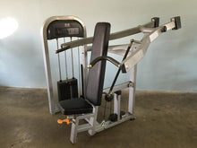 Load image into Gallery viewer, Classic Shoulder Press - Muscle D Fitness - Adjustable Seat - Pin Selectorized Weight Stack
