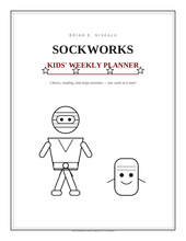 Load image into Gallery viewer, Sockworks Kids' Weekly Planner

