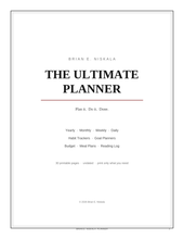 Load image into Gallery viewer, Ultimate Printable Planner Bundle
