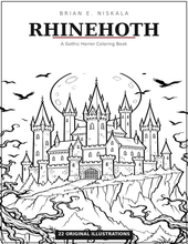 Load image into Gallery viewer, Rhinehoth: A Gothic Horror Coloring Book
