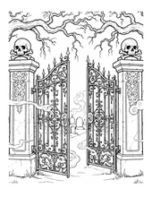 Load image into Gallery viewer, Haunted: A Horror Coloring Book
