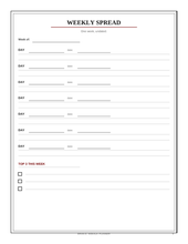 Load image into Gallery viewer, Ultimate Printable Planner Bundle
