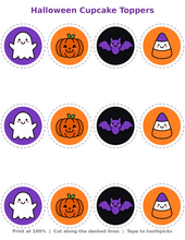 Load image into Gallery viewer, Pumpkin Carving Stencils — 12 Printable Halloween Templates
