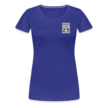 Load image into Gallery viewer, 25mph Women’s Premium T-Shirt - royal blue
