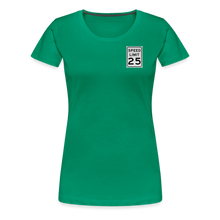 Load image into Gallery viewer, 25mph Women’s Premium T-Shirt - kelly green
