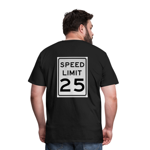 25MPH Men's Premium T-Shirt - black