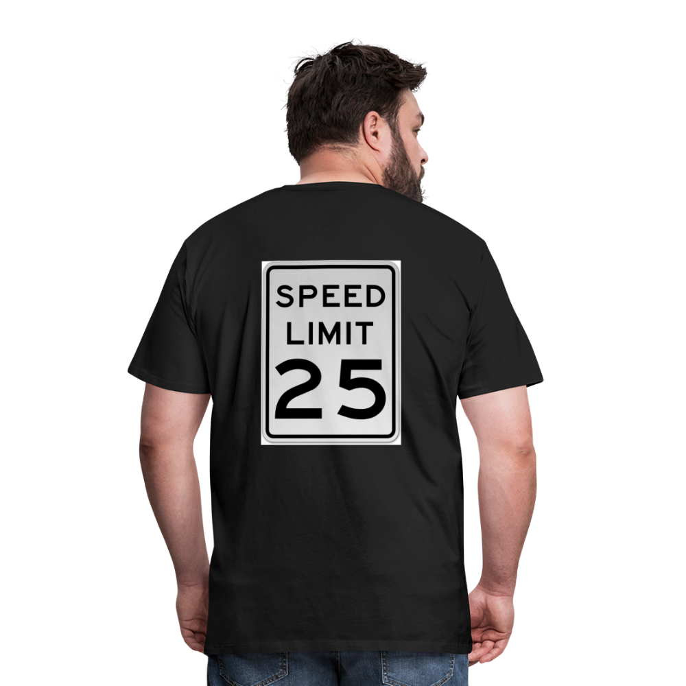 25MPH Men's Premium T-Shirt - black