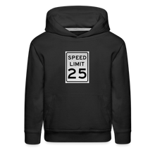 Load image into Gallery viewer, 25mph Kids‘ Premium Hoodie - black
