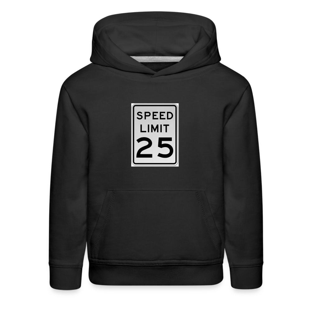 25mph Kids‘ Premium Hoodie - black