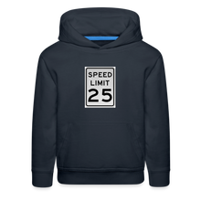 Load image into Gallery viewer, 25mph Kids‘ Premium Hoodie - navy
