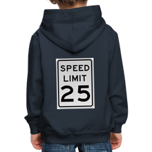 Load image into Gallery viewer, 25mph Kids‘ Premium Hoodie - navy
