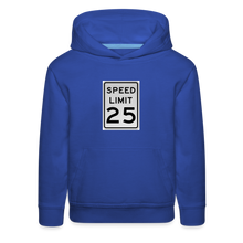 Load image into Gallery viewer, 25mph Kids‘ Premium Hoodie - royal blue
