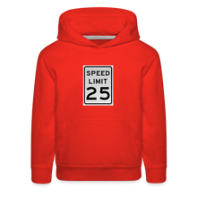 Load image into Gallery viewer, 25mph Kids‘ Premium Hoodie - red
