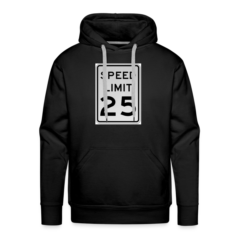 25mph Men’s Premium Hoodie PullOver - black