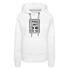 Load image into Gallery viewer, 25mph Women’s Premium Hoodie - white
