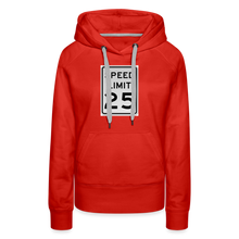 Load image into Gallery viewer, 25mph Women’s Premium Hoodie - red
