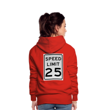 Load image into Gallery viewer, 25mph Women’s Premium Hoodie - red
