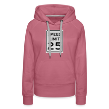 Load image into Gallery viewer, 25mph Women’s Premium Hoodie - mauve
