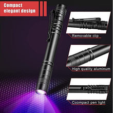 Load image into Gallery viewer, UV Detection Pen Light + FREE 2 - AAA Batteries
