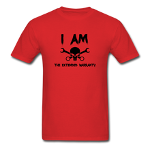 Load image into Gallery viewer, Skull, I Am The Extended Warranty - red

